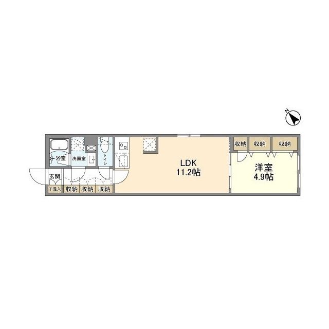 ウェルスクエア武蔵小山Ⅱ 間取り図