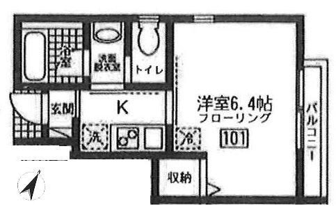 グリーンノア五反田 間取り図