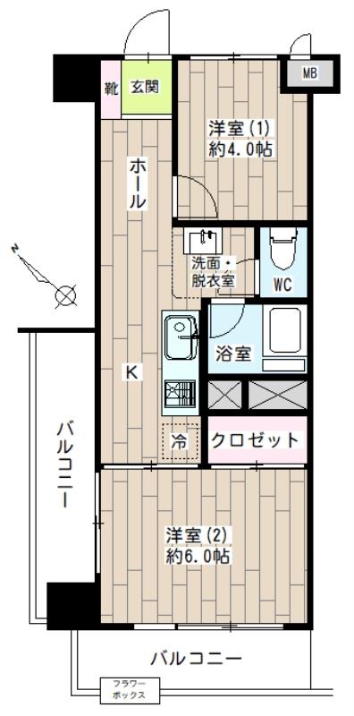 ニックハイム武蔵新田 間取り図