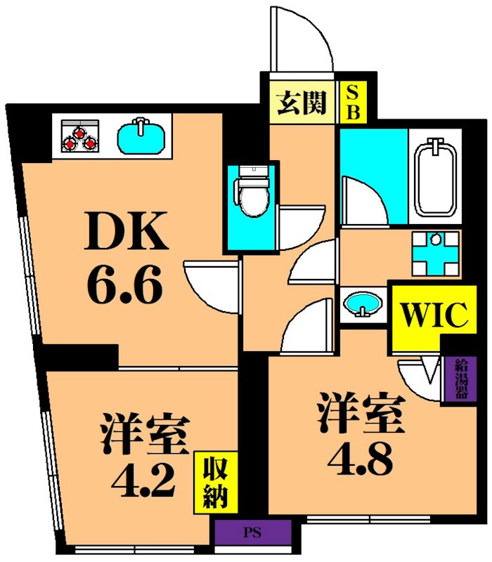 Fika大井町  間取り図