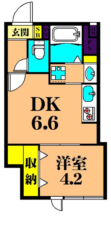 ウィステリア品川二葉 間取り図