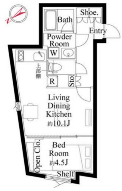 EDIT大森 間取り図