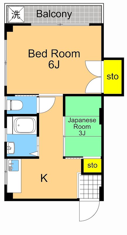 小島ハイツ 間取り図