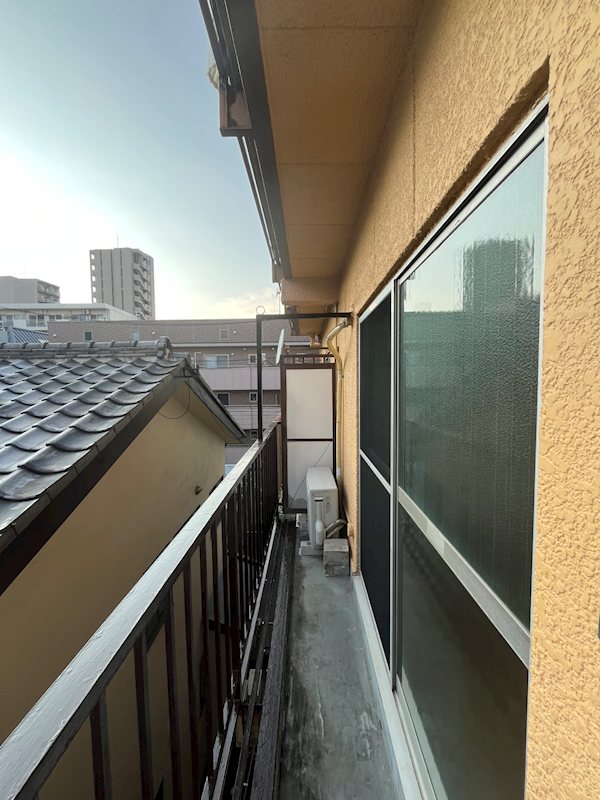 小島ハイツ ベランダ