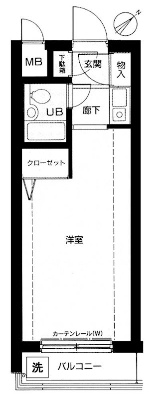 メインステージ久が原 304号室 間取り