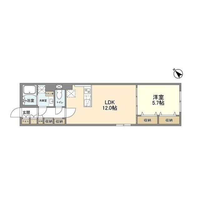 ウェルスクエア武蔵小山Ⅱ 101号室 間取り