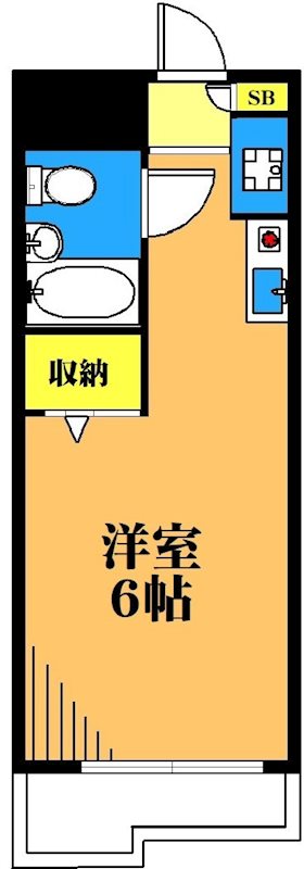 コスモリード大井町 205号室 間取り