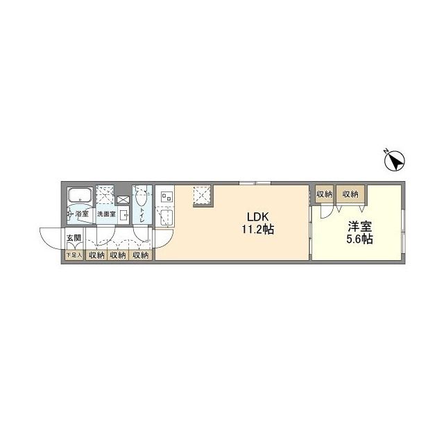 ウェルスクエア武蔵小山Ⅱ 301号室 間取り