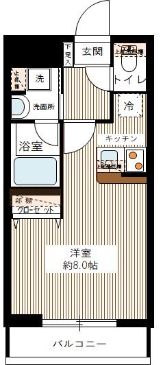 ハーモニーレジデンス大森山王＃００２ 0203号室 間取り