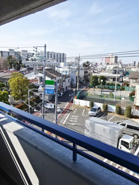 コーポサンフラワー  ベランダ