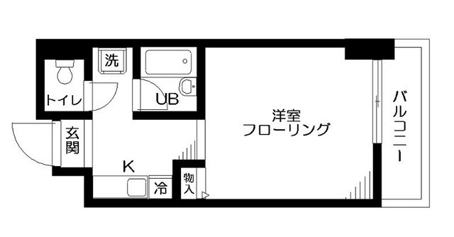 デュオフィール島津山 1004号室 間取り