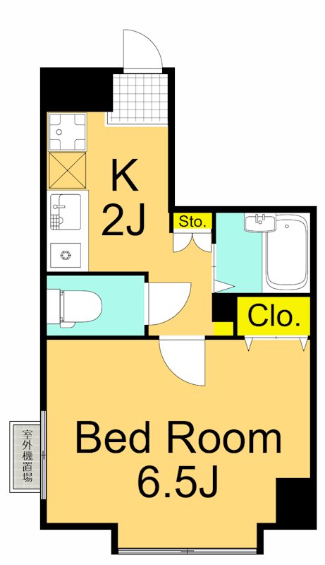 グリーンコート  203号室 間取り