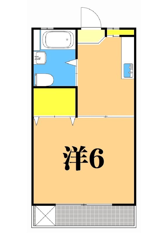 井門コーポ 402号室 間取り