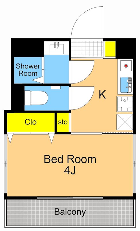 杉田ハイツ西大井 301号室 間取り