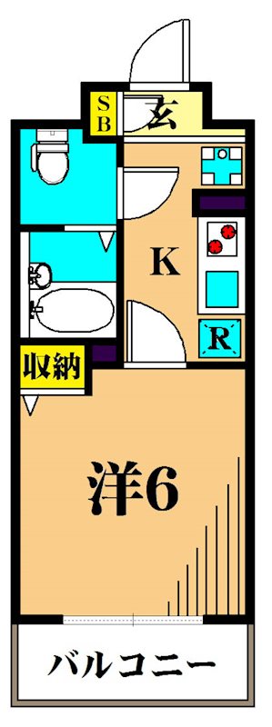 NTPRレジデンス大井町 402号室 間取り