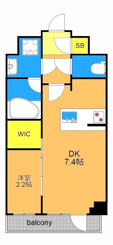 コンフォリア二葉 間取り図