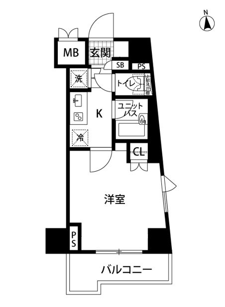 ルーブル品川南大井弐番館 401号室 間取り