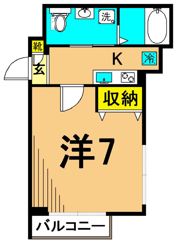 レルム頼Ⅱ 305号室 間取り