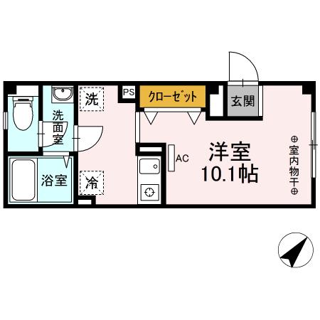 渡辺ビル 101号室 間取り