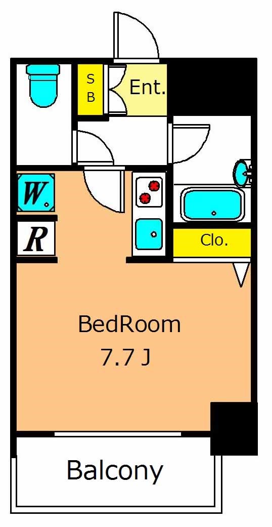 アデッソ大森 1001号室 間取り