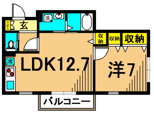 グランツラウム創美舎I 202号室 間取り