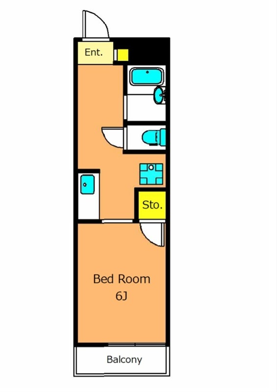 ドミール奥沢 106号室 間取り