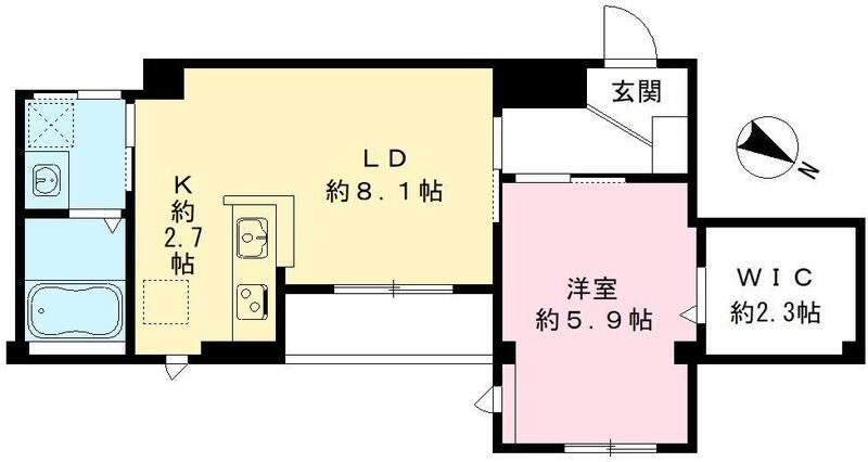 Blan cube戸越公園(Nearly ZEH) 202号室 間取り