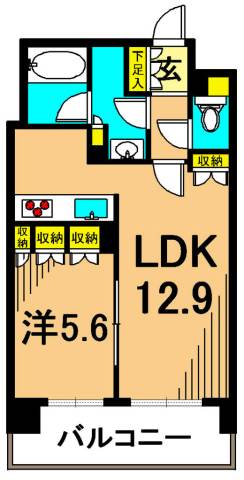 ジョイスコート 1104号室 間取り