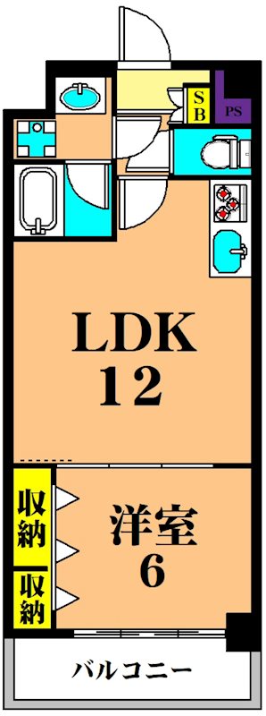 アビティ南大井Ⅱ 305号室 間取り