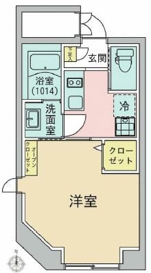 プラティーク品川大井町 101号室 間取り