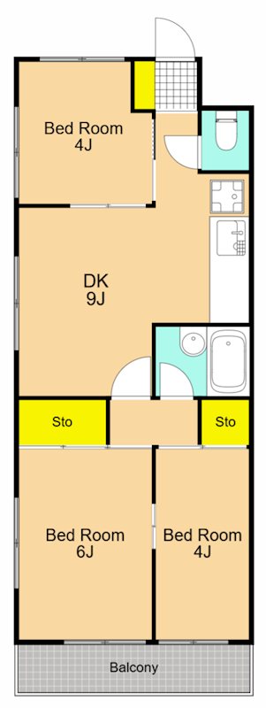 第五光マンション 205号室 間取り