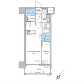 プレディアコート大森山王 501号室 間取り