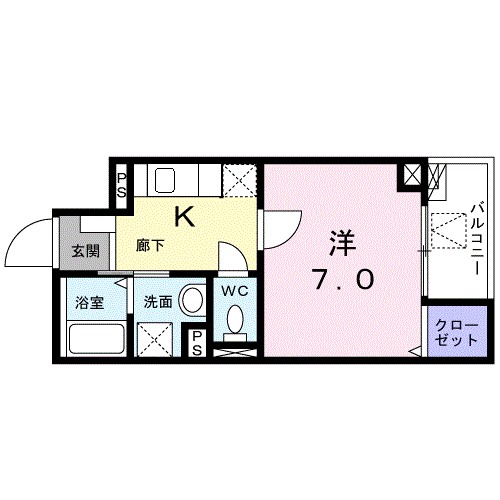 ロワモンターニュ 404号室 間取り