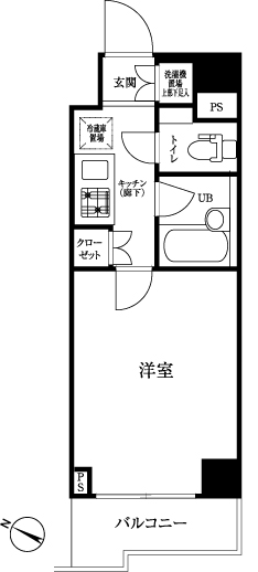 ルーブル大森山王弐番館 507号室 間取り