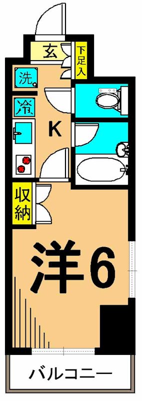 N-Flats東大井 301号室 間取り