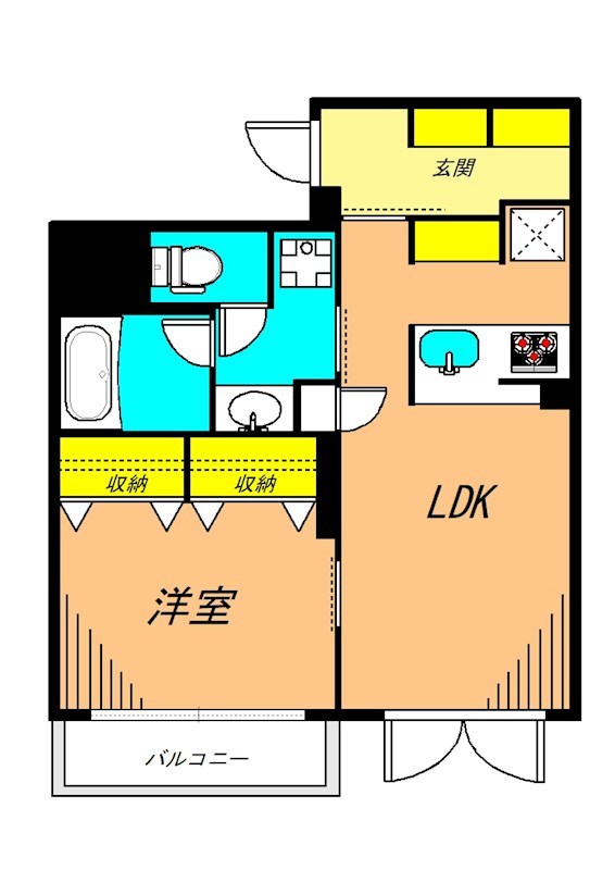 Stella 207号室 間取り