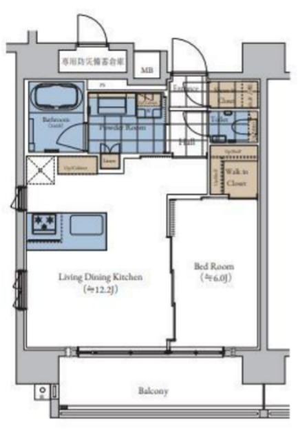 エスティメゾン大森 1401号室 間取り