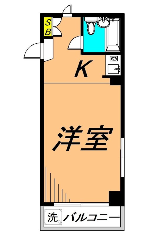 Ｋハイム目黒 203号室 間取り