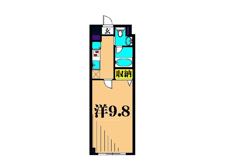 セルリアンハウス  302号室 間取り