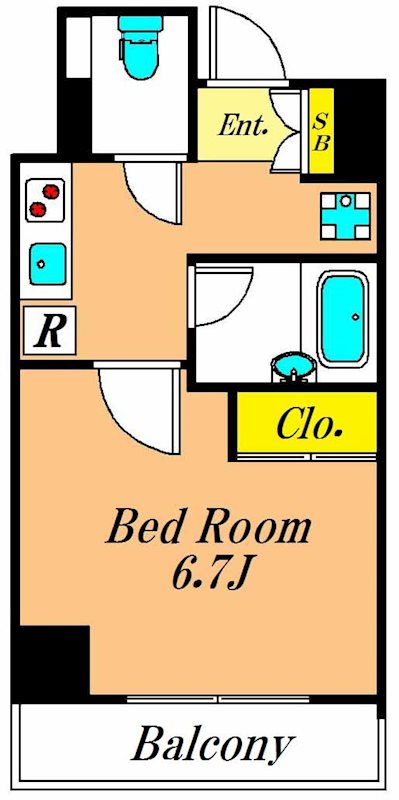 1003号室 間取り