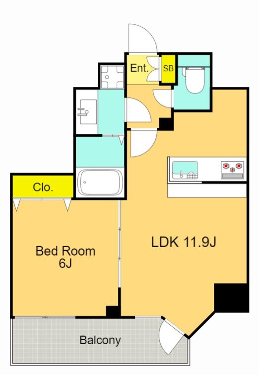 プライマル品川大森海岸  501号室 間取り