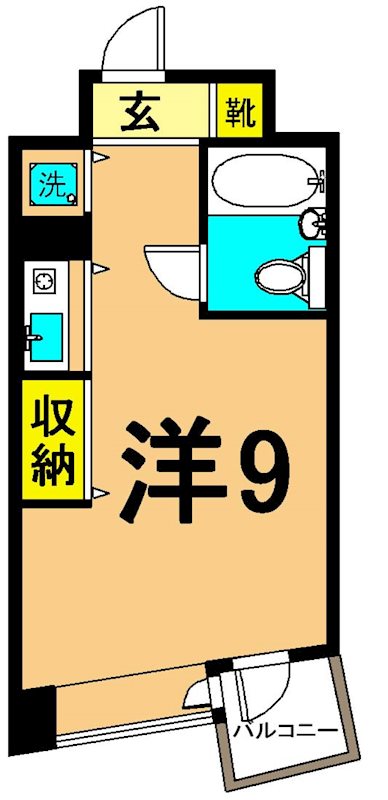 プライムアーバン大井町II 504号室 間取り