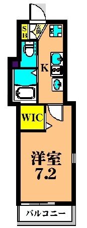 ALLURE日吉  201号室 間取り