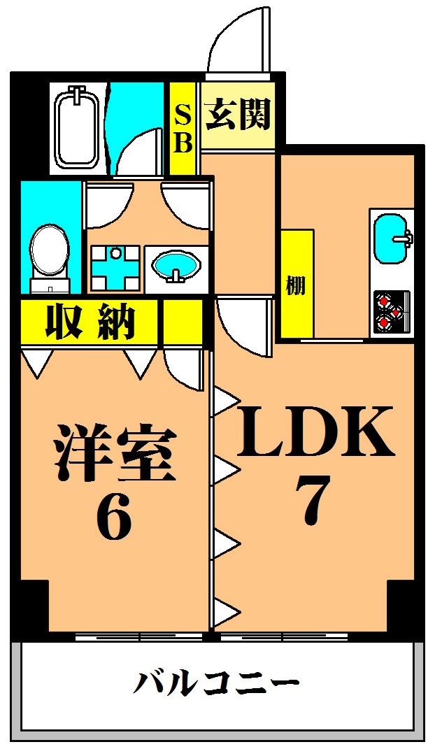 K・ビルヂング 307号室 間取り