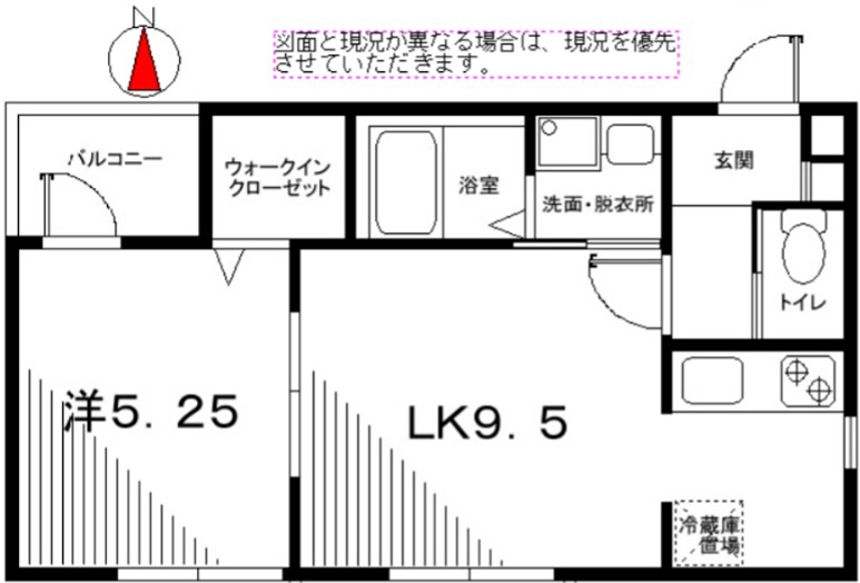 グランツラウム創美舎Ⅱ 103号室 間取り