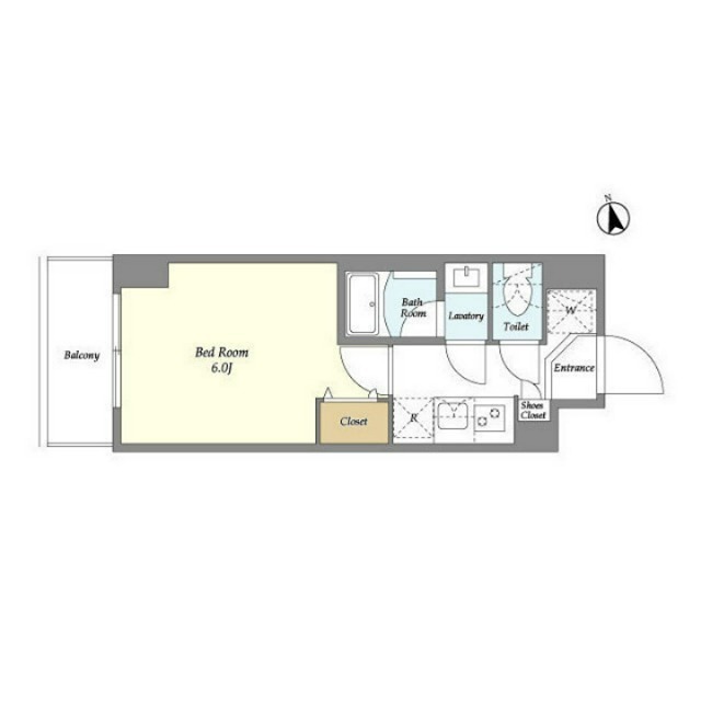 Augusta　Residence大森 104号室 間取り