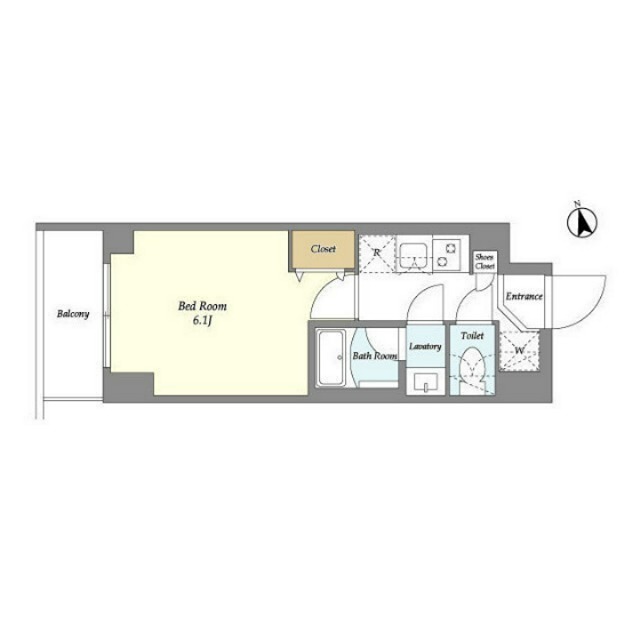 Augusta　Residence大森 604号室 間取り