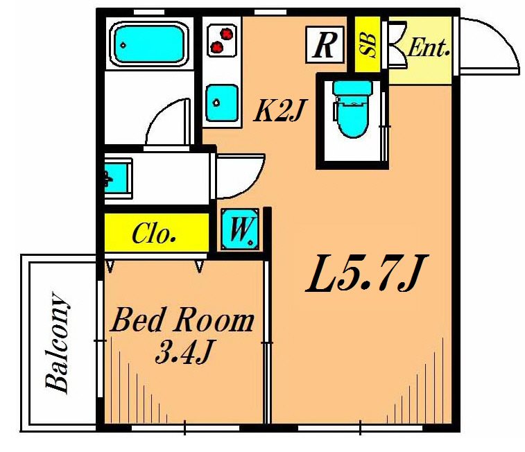 アヴァロン大森西 301号室 間取り