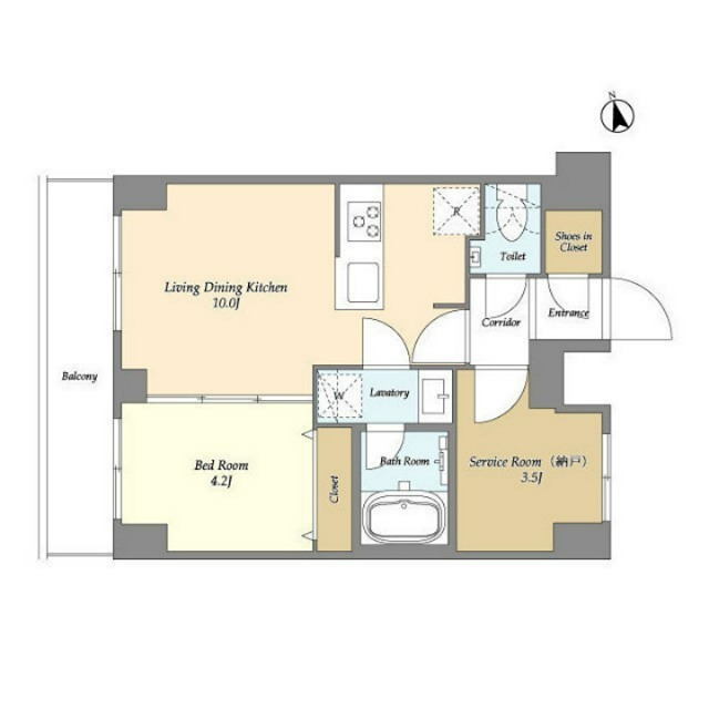 Augusta　Residence大森 805号室 間取り