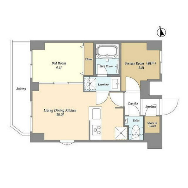 Augusta　Residence大森 806号室 間取り